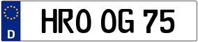 Truck License Plate